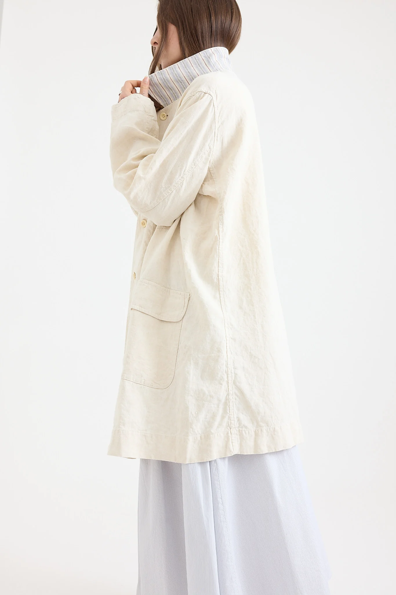Chez Vidalenc - Malbo Coat - Natural - Image 3