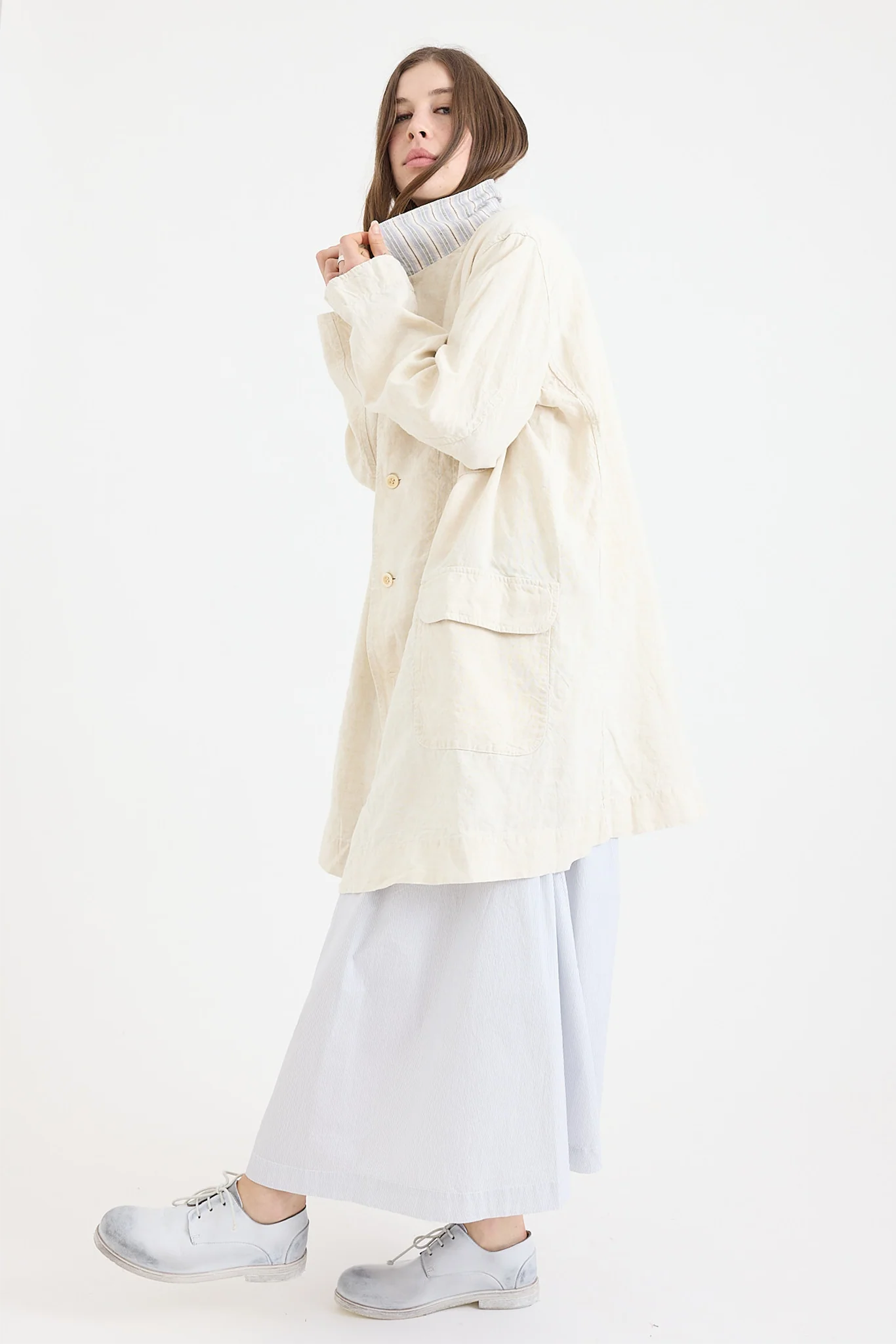 Chez Vidalenc - Malbo Coat - Natural - Image 7