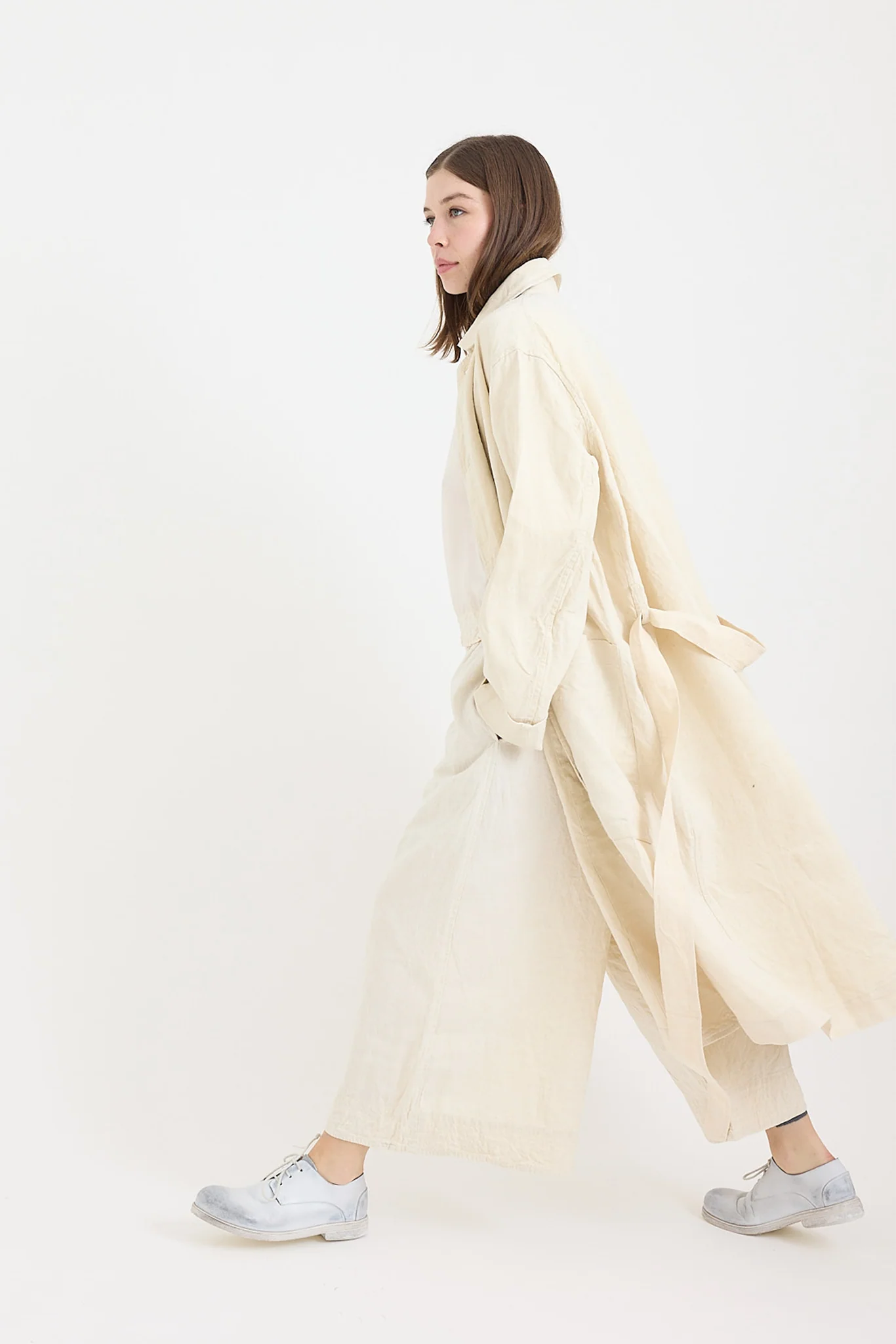 Chez Vidalenc - Trench Coat - Natural - Image 6